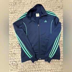 Vintage ladies Adidas full zippered Track Jacket